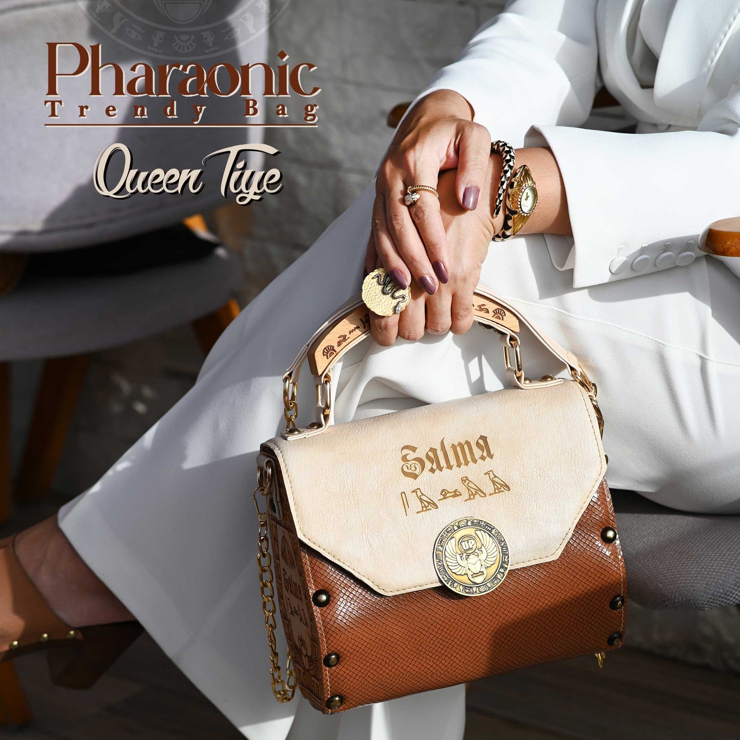 Pharaonic Trendy Bag " Queen Tiye"