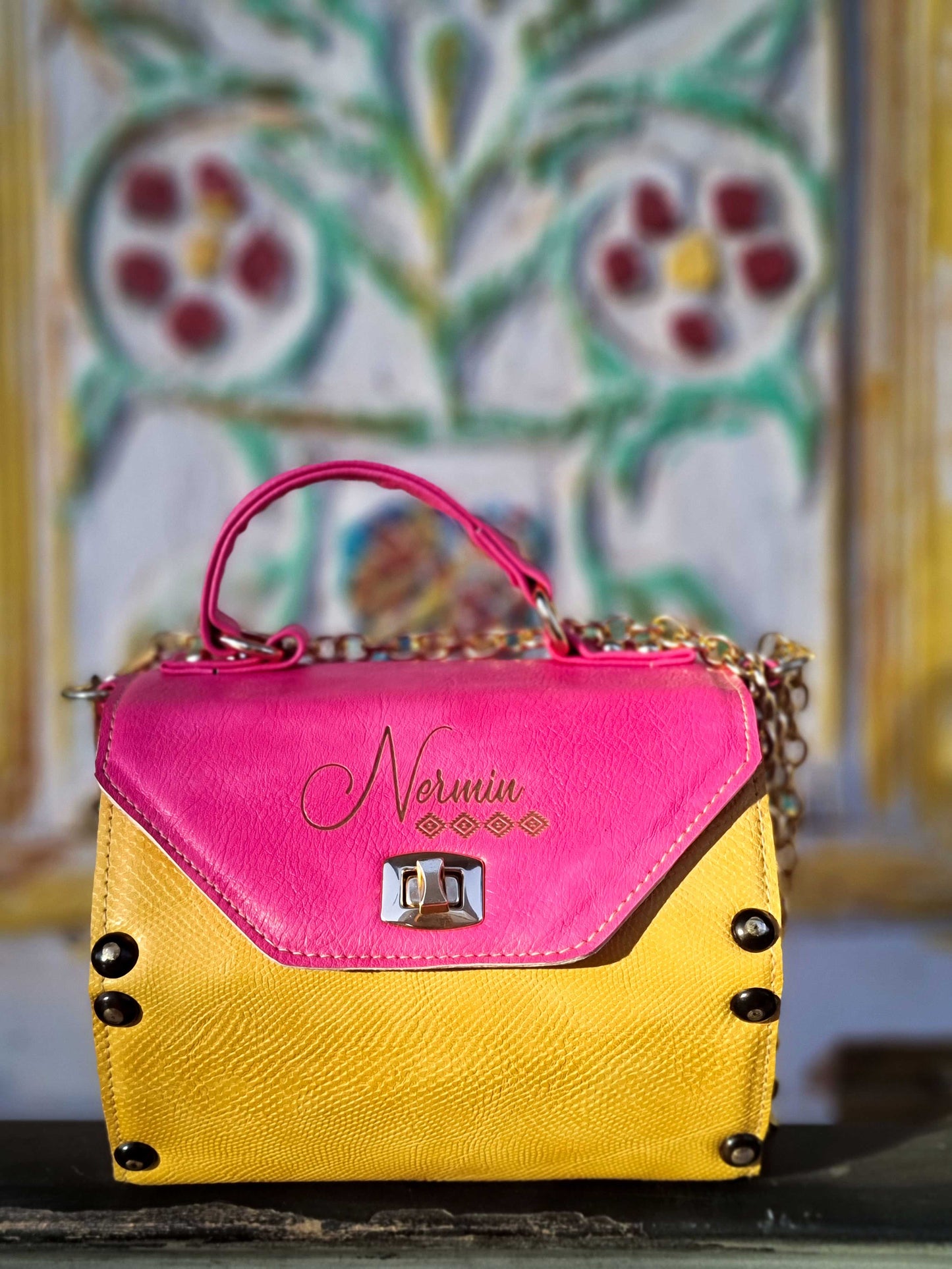 Sparkle Trendy Bag "Yellow"