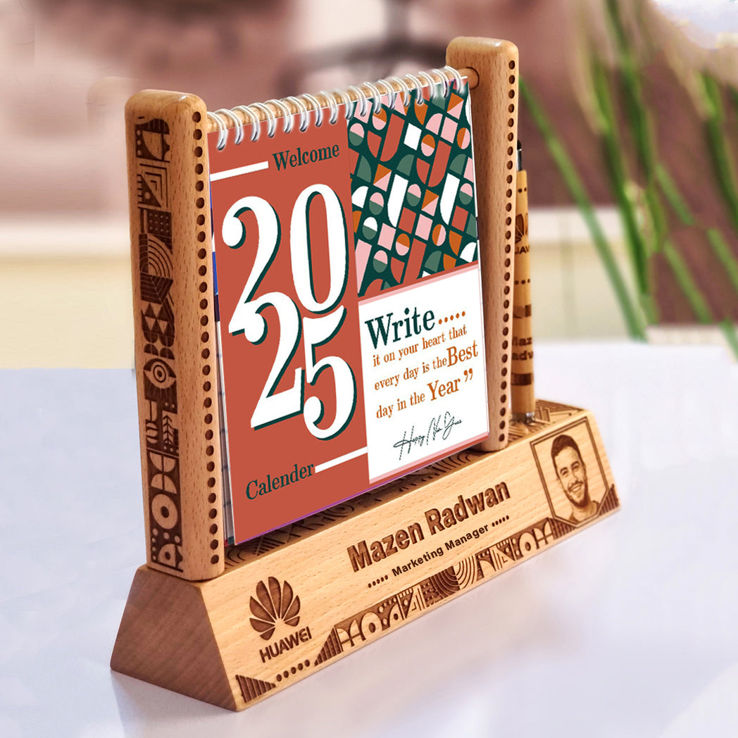 Trendy Desktop Calendar 2025