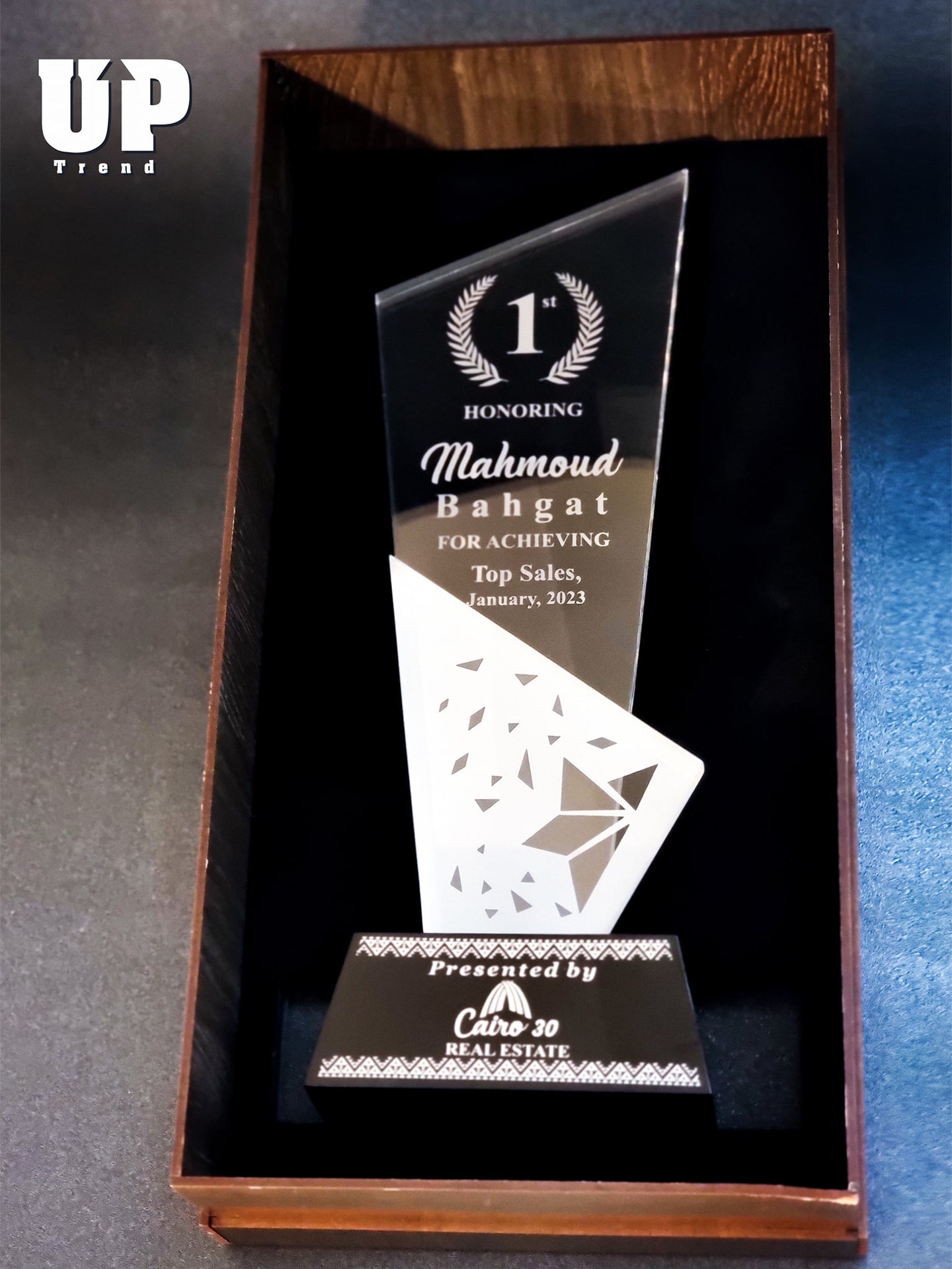 You Are The One - Quadri Acrylic Trophy