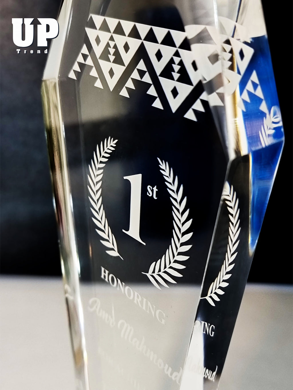 You Are The One - Hexa Acrylic Trophy