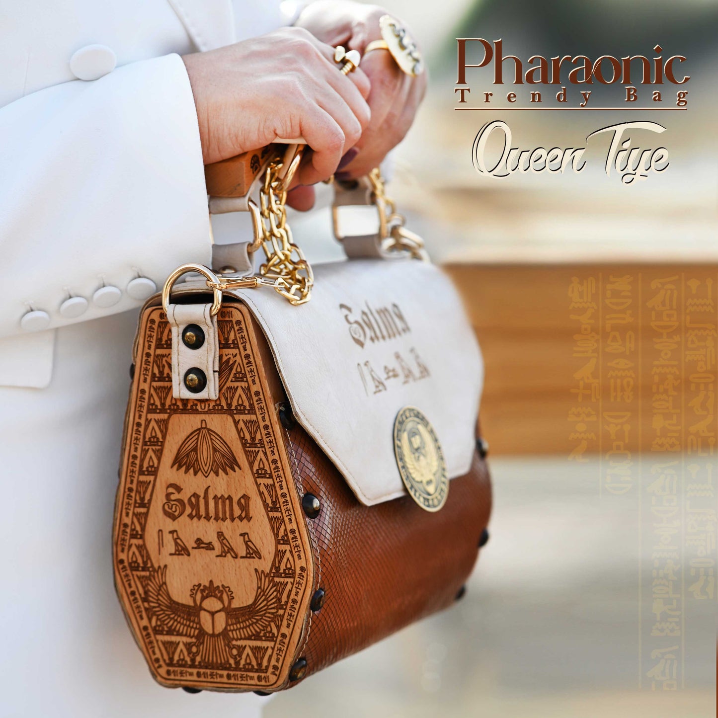 Pharaonic Trendy Bag " Queen Tiye"