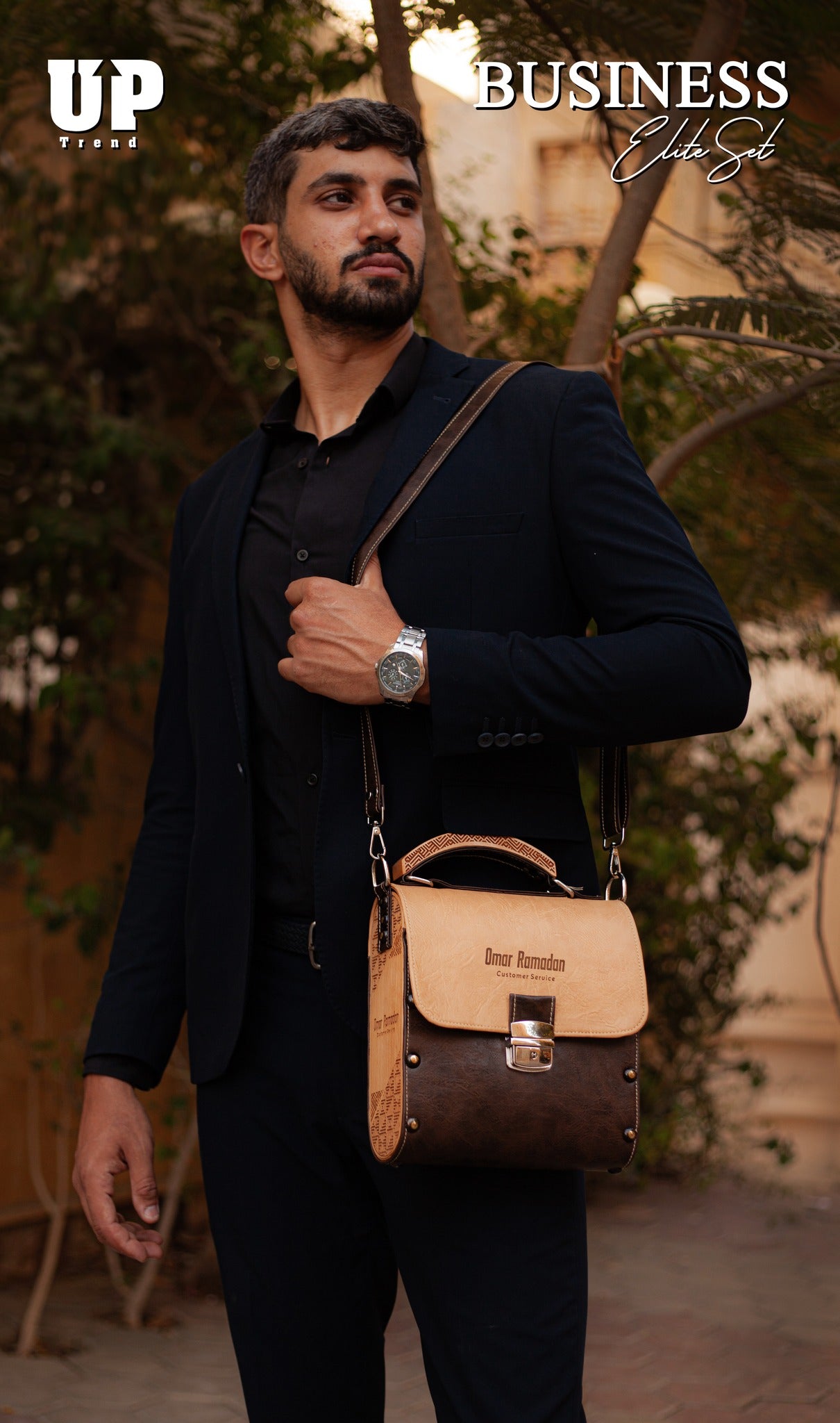 Business Elite Set with Cross Bag