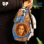 Marble Genuine Trendy Leather