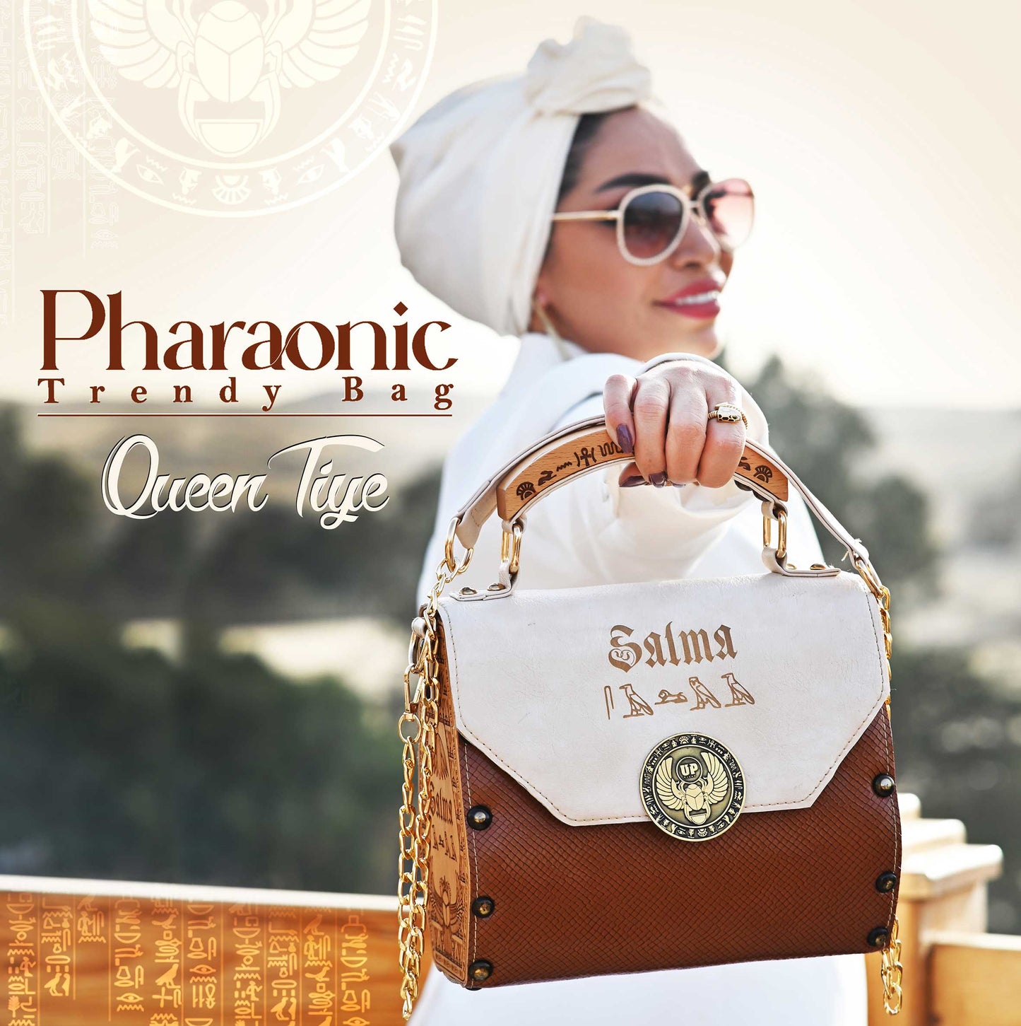 Pharaonic Trendy Bag " Queen Tiye"