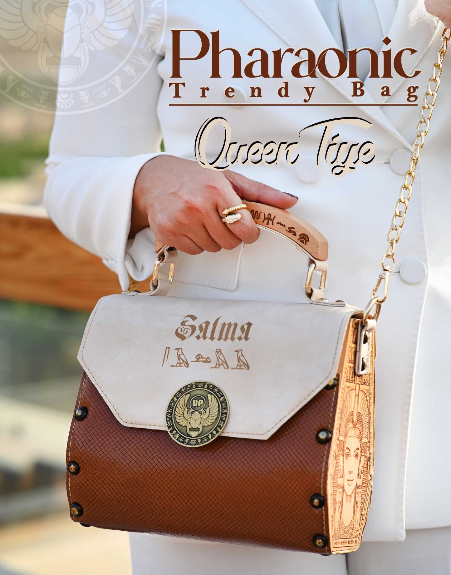 Pharaonic Trendy Bag " Queen Tiye"