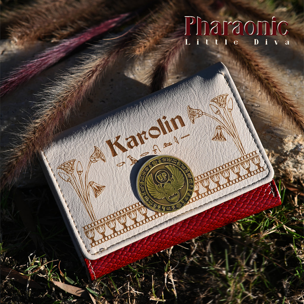 Little Diva Pharaonic Trendy Wallet - Red