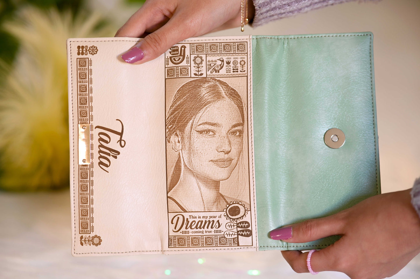 Diva Trendy Wallet "Pistachio"