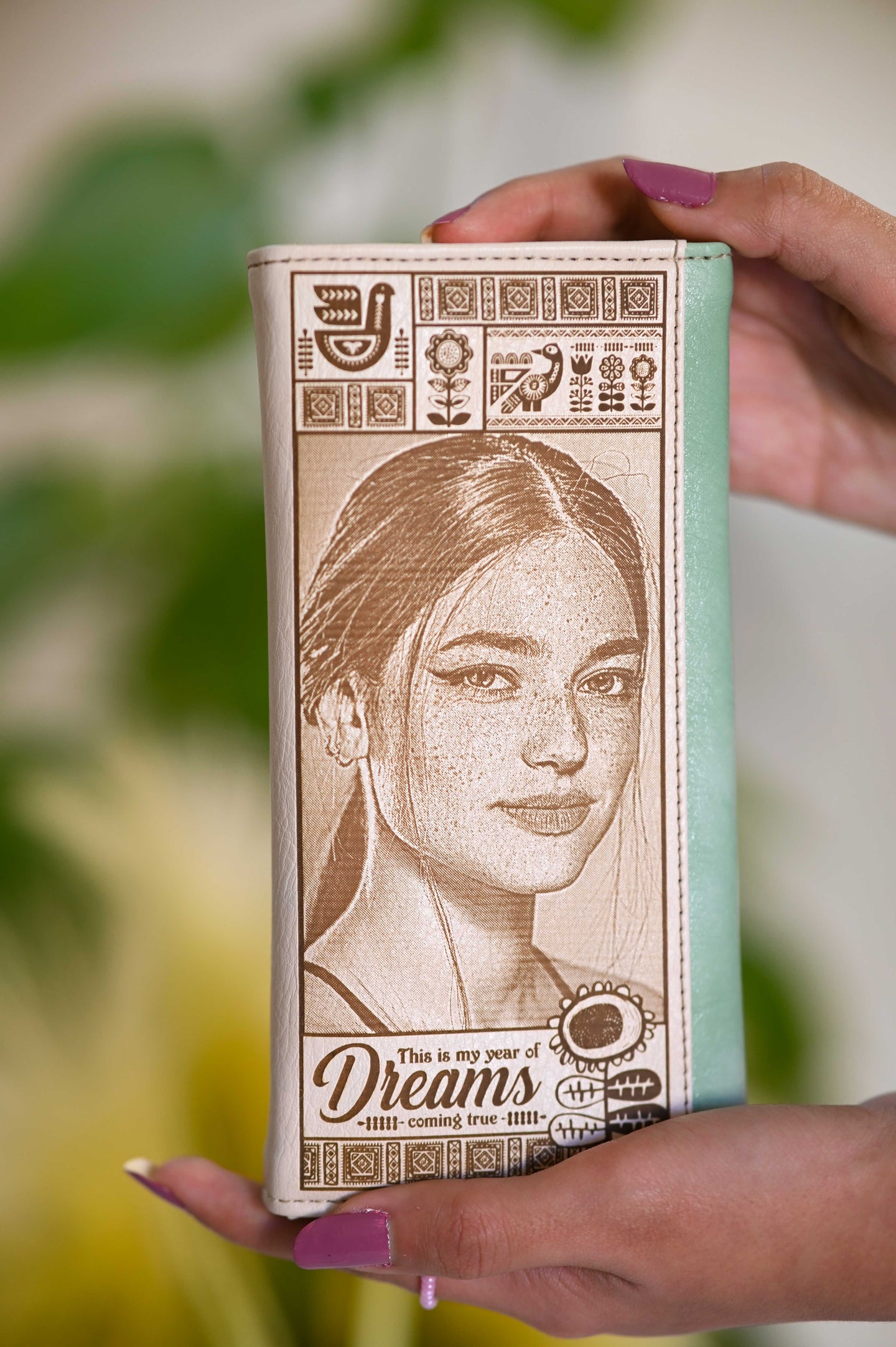 Diva Trendy Wallet "Pistachio"