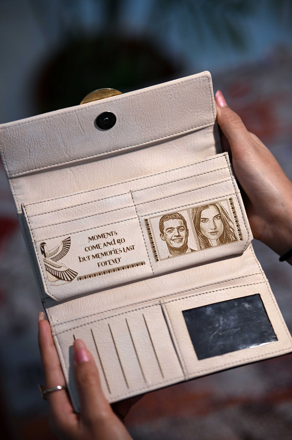 Diva Pharaonic Trendy wallet “ Dark Green “