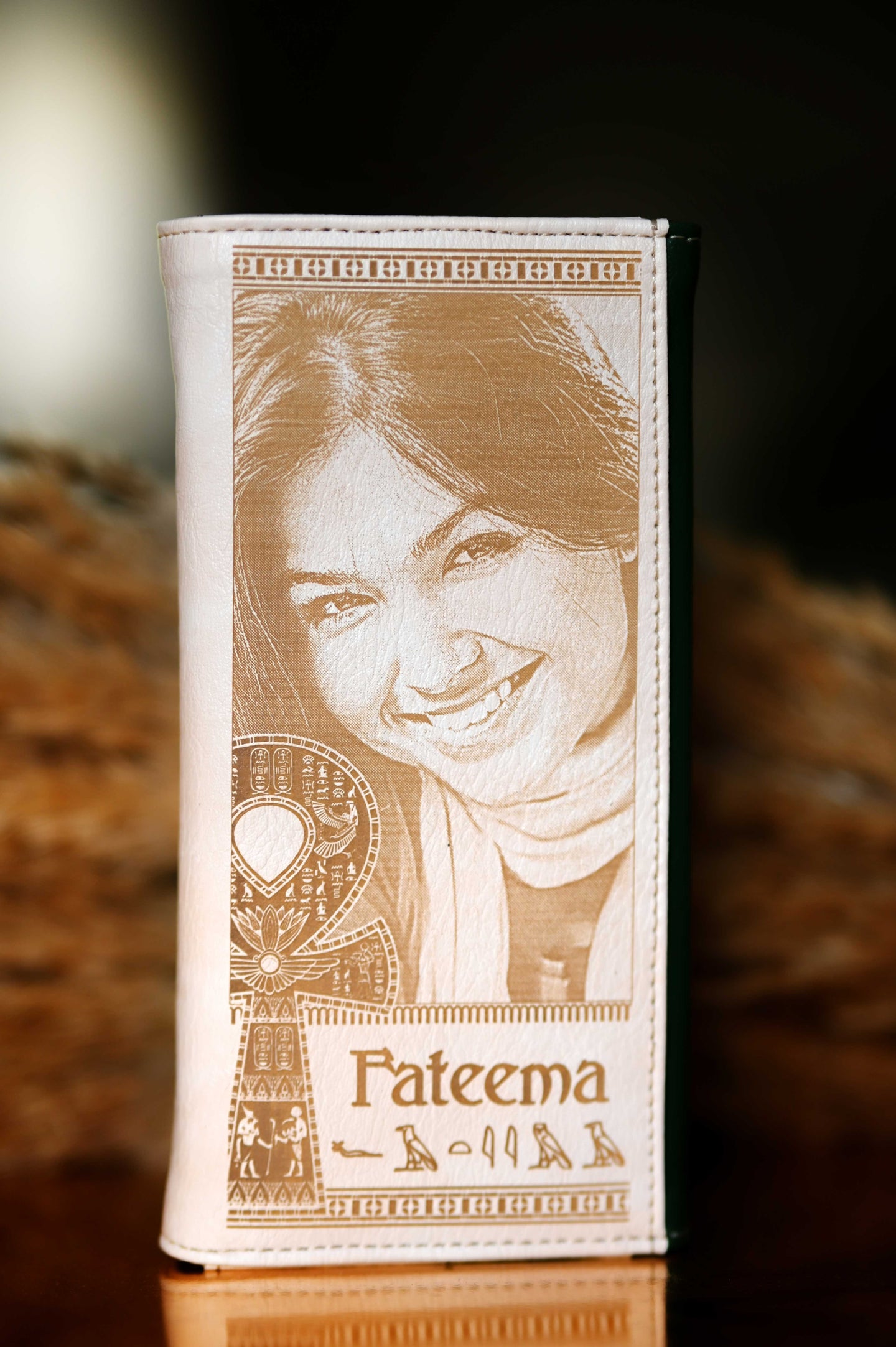 Diva Pharaonic Trendy wallet “ Dark Green “