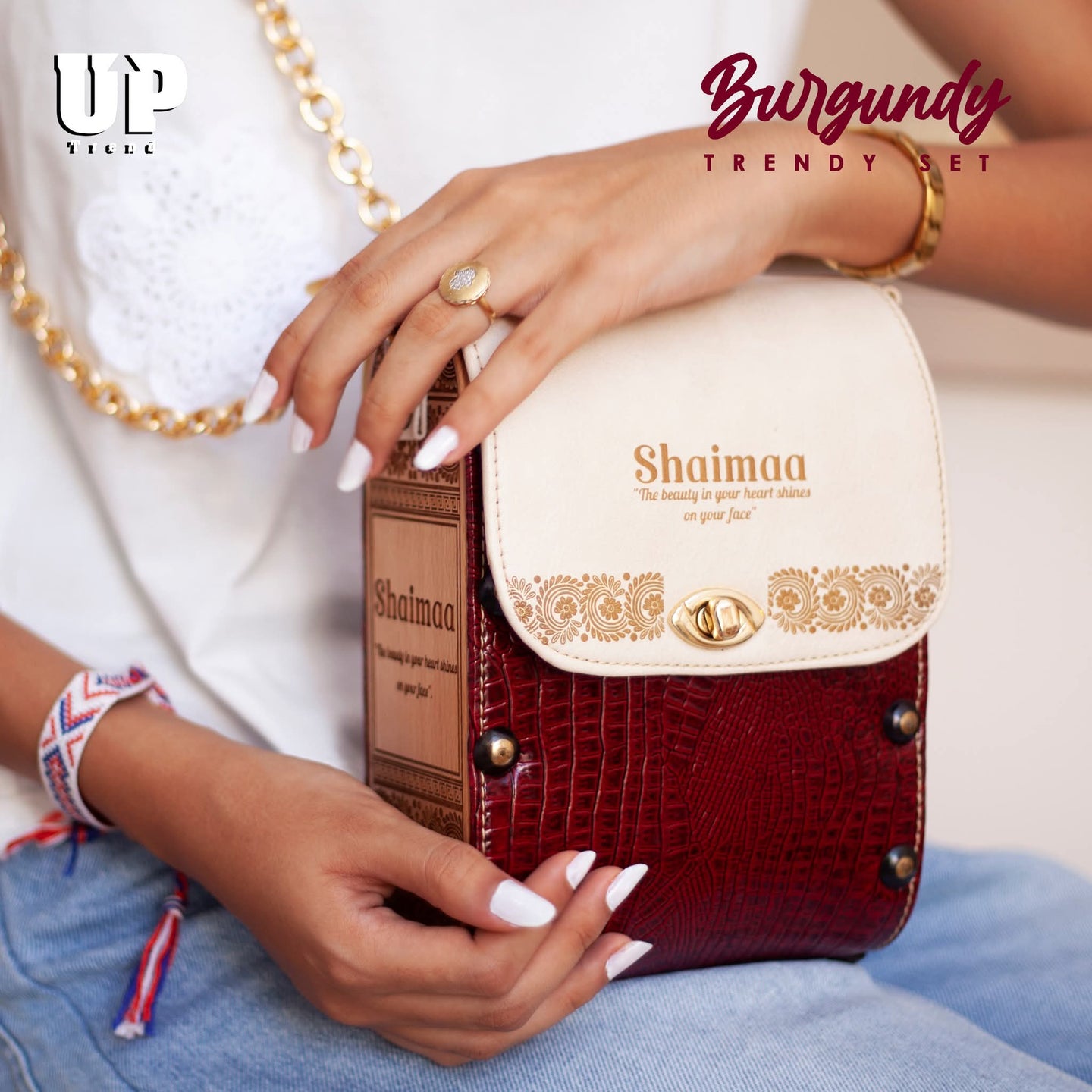 Little Trendy Bag - Burgundy