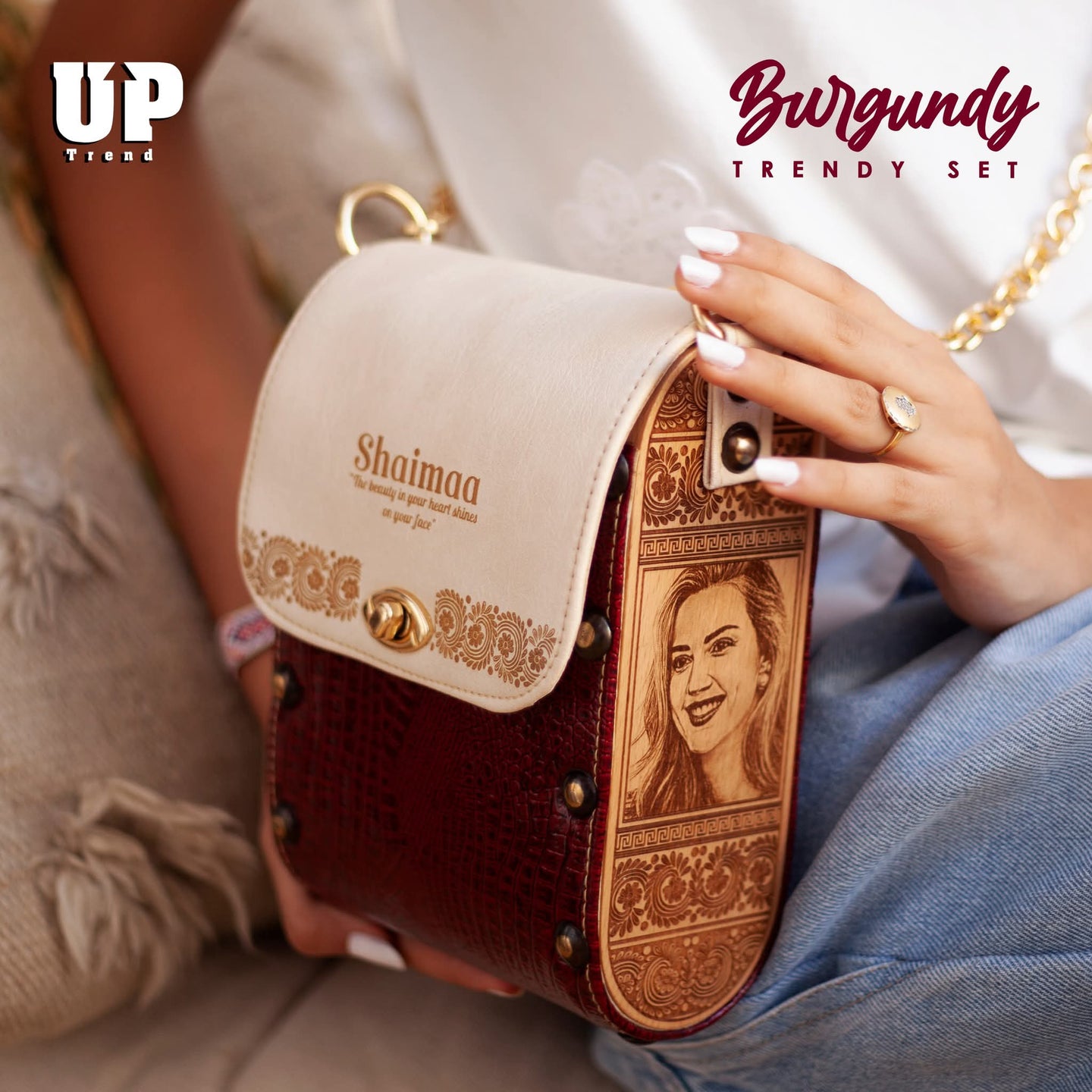 Little Trendy Bag - Burgundy